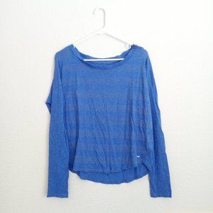 Aeropostale Blue Stripped Shirt - Size Medium